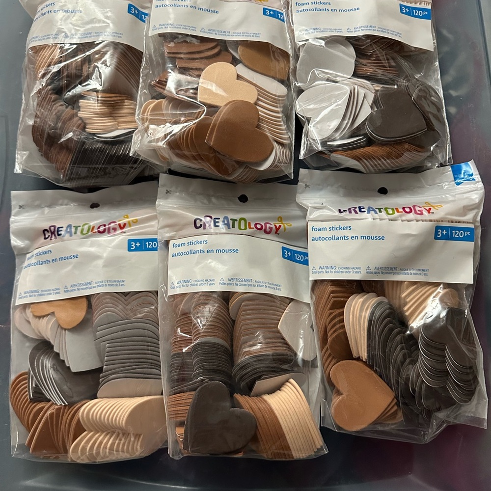Creatology Foam Heart Stickers Set